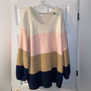 Fever Quadcolor Oversized Sweater